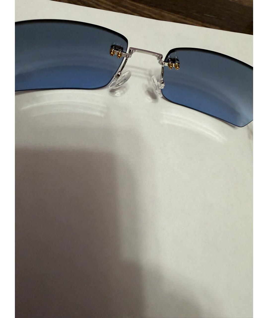 DUPONT Серебряные металлические солнцезащитные очки, фото 7
