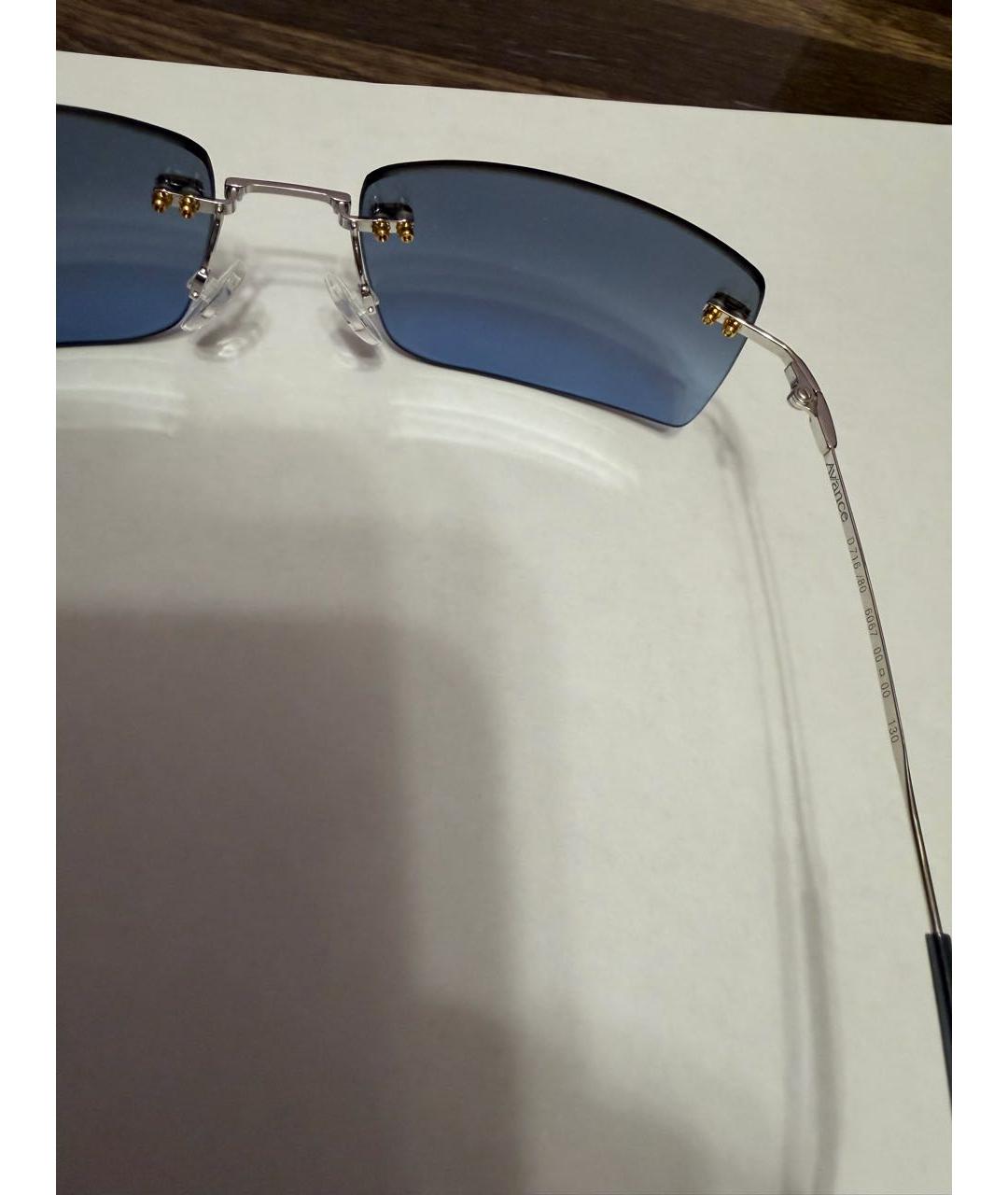 DUPONT Серебряные металлические солнцезащитные очки, фото 3