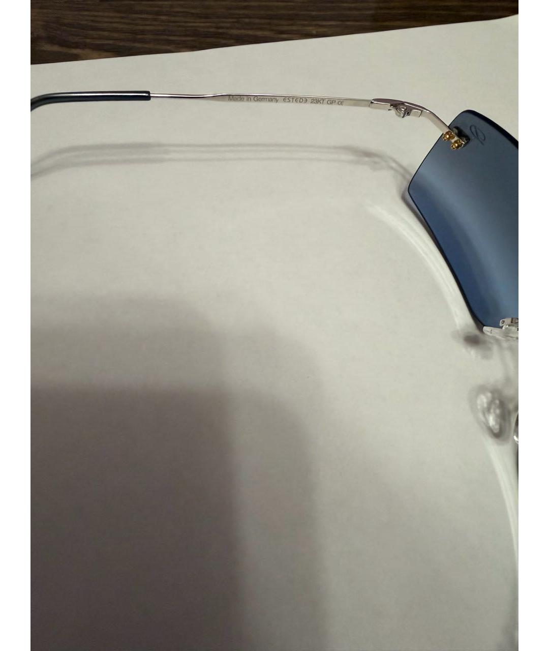 DUPONT Серебряные металлические солнцезащитные очки, фото 4