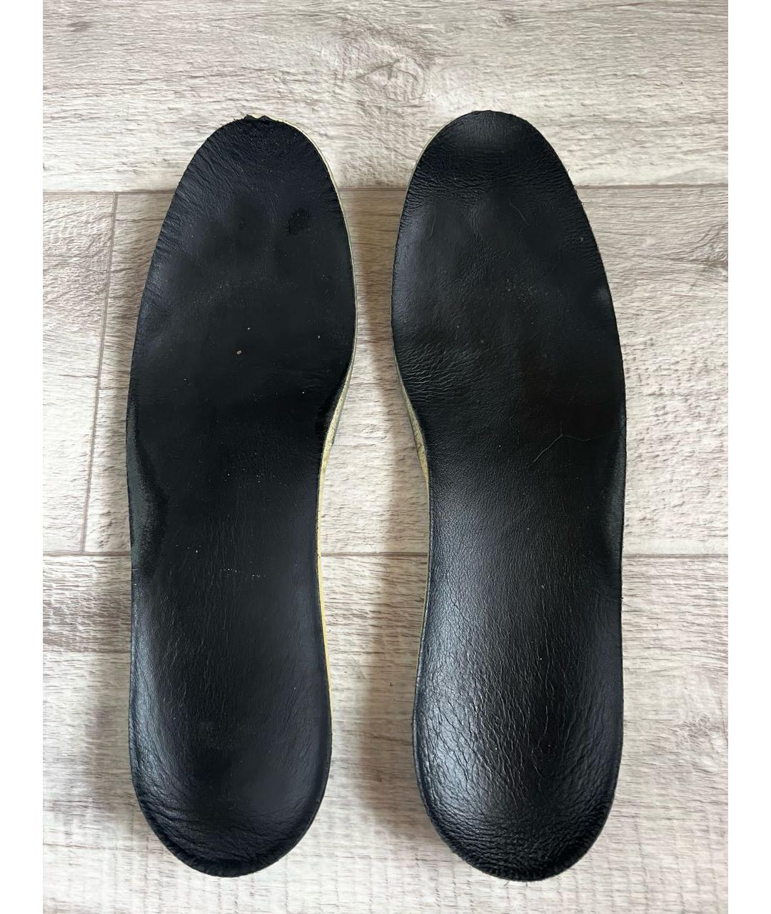 GIUSEPPE ZANOTTI DESIGN Черные кожаные низкие кроссовки / кеды, фото 8