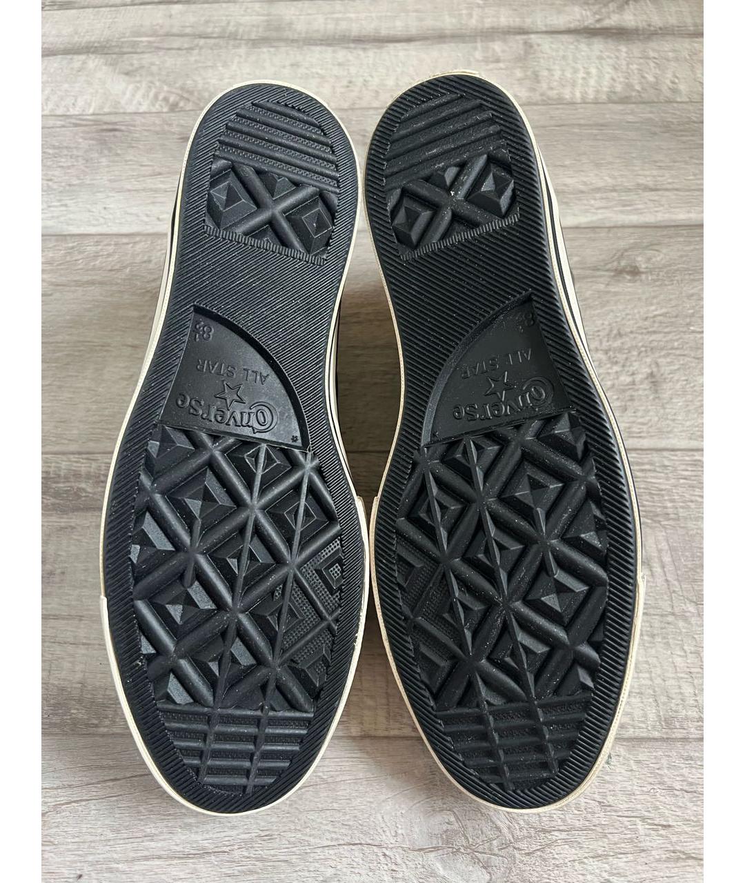 CONVERSE Хаки текстильные высокие кроссовки / кеды, фото 6