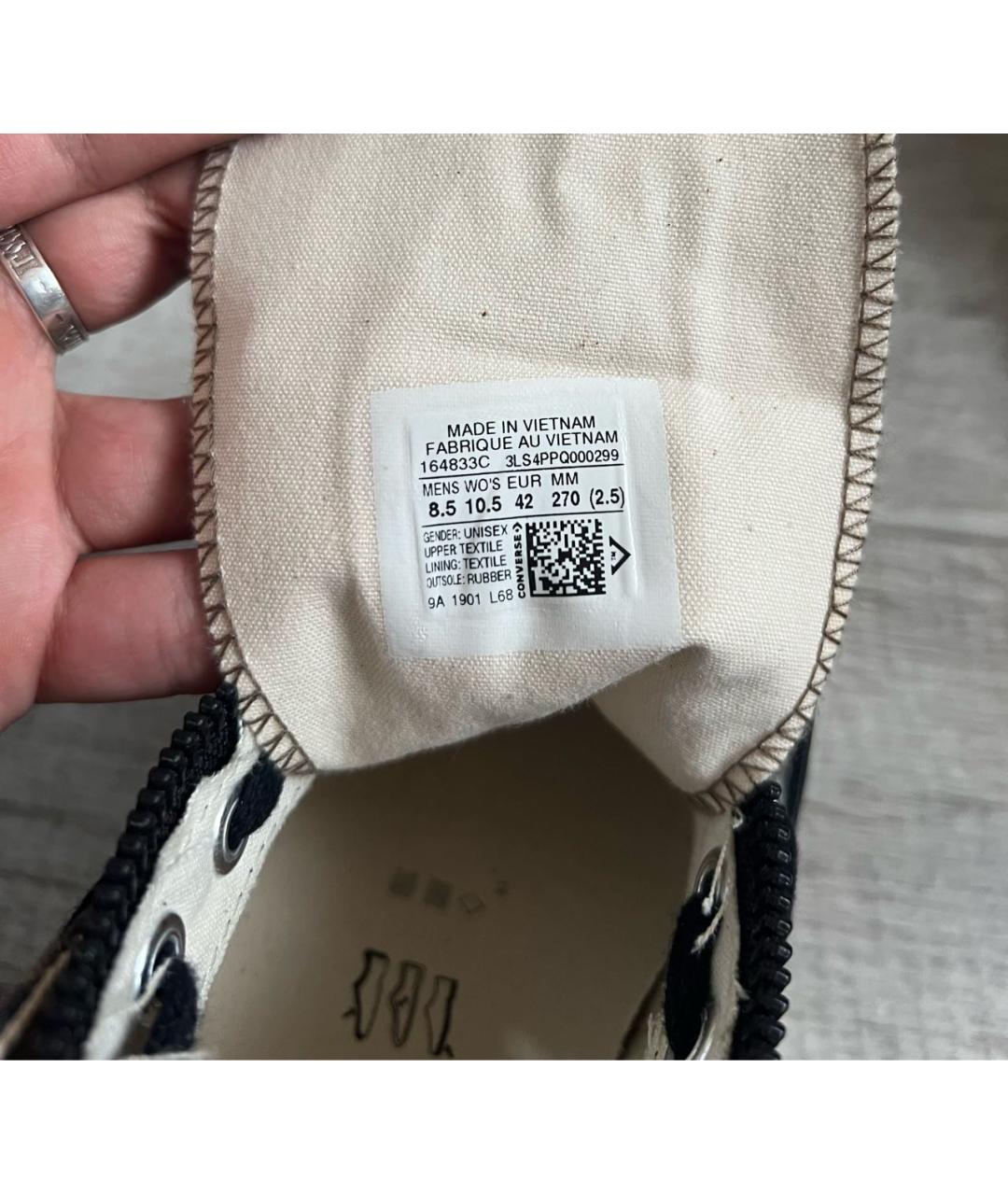 CONVERSE Хаки текстильные высокие кроссовки / кеды, фото 7