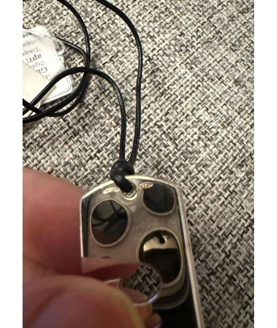 GUCCI Серебряная серебряная подвеска, фото 4