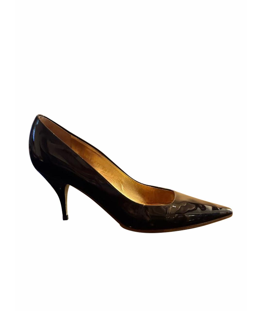 VALENTINO Синие туфли из лакированной кожи, фото 1