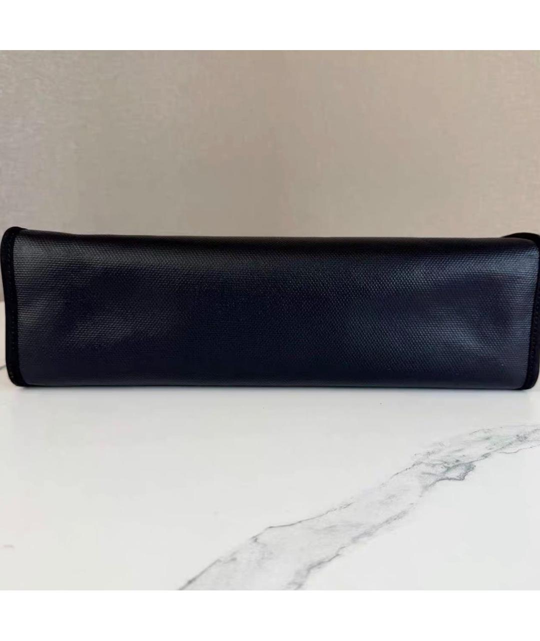 HERMES Черная тканевая сумка через плечо, фото 2