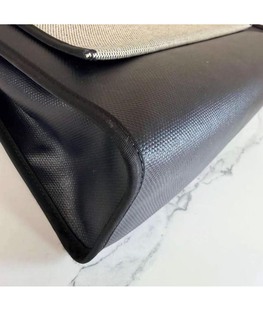 HERMES Черная тканевая сумка через плечо, фото 6
