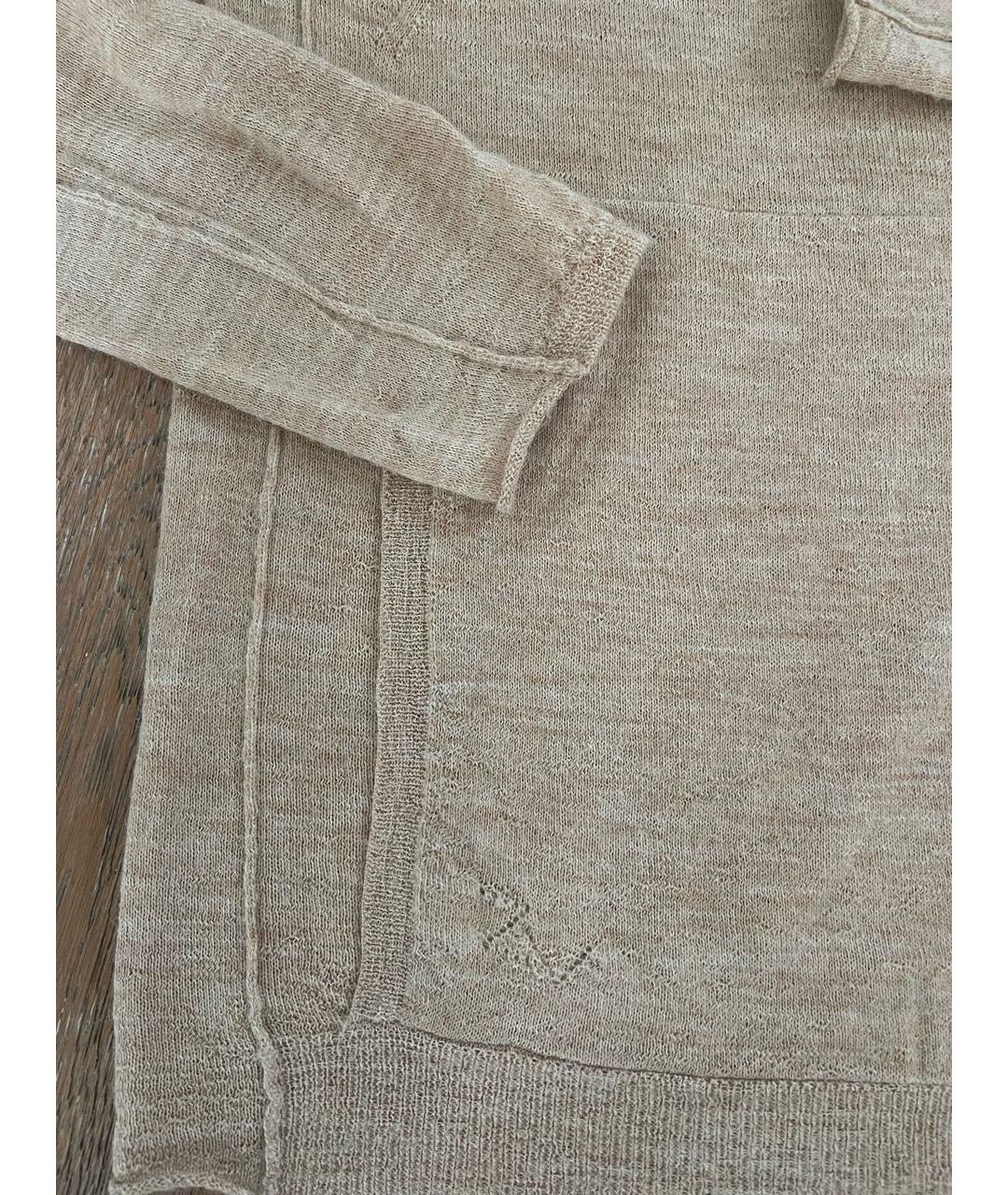 ZADIG & VOLTAIRE Бежевый шерстяной джемпер / свитер, фото 2