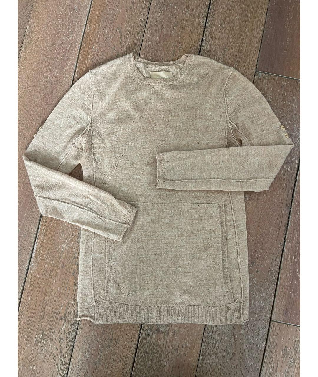 ZADIG & VOLTAIRE Бежевый шерстяной джемпер / свитер, фото 5