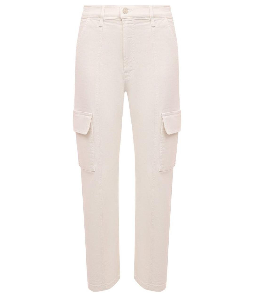 MOTHER Бежевые хлопковые прямые джинсы, фото 10