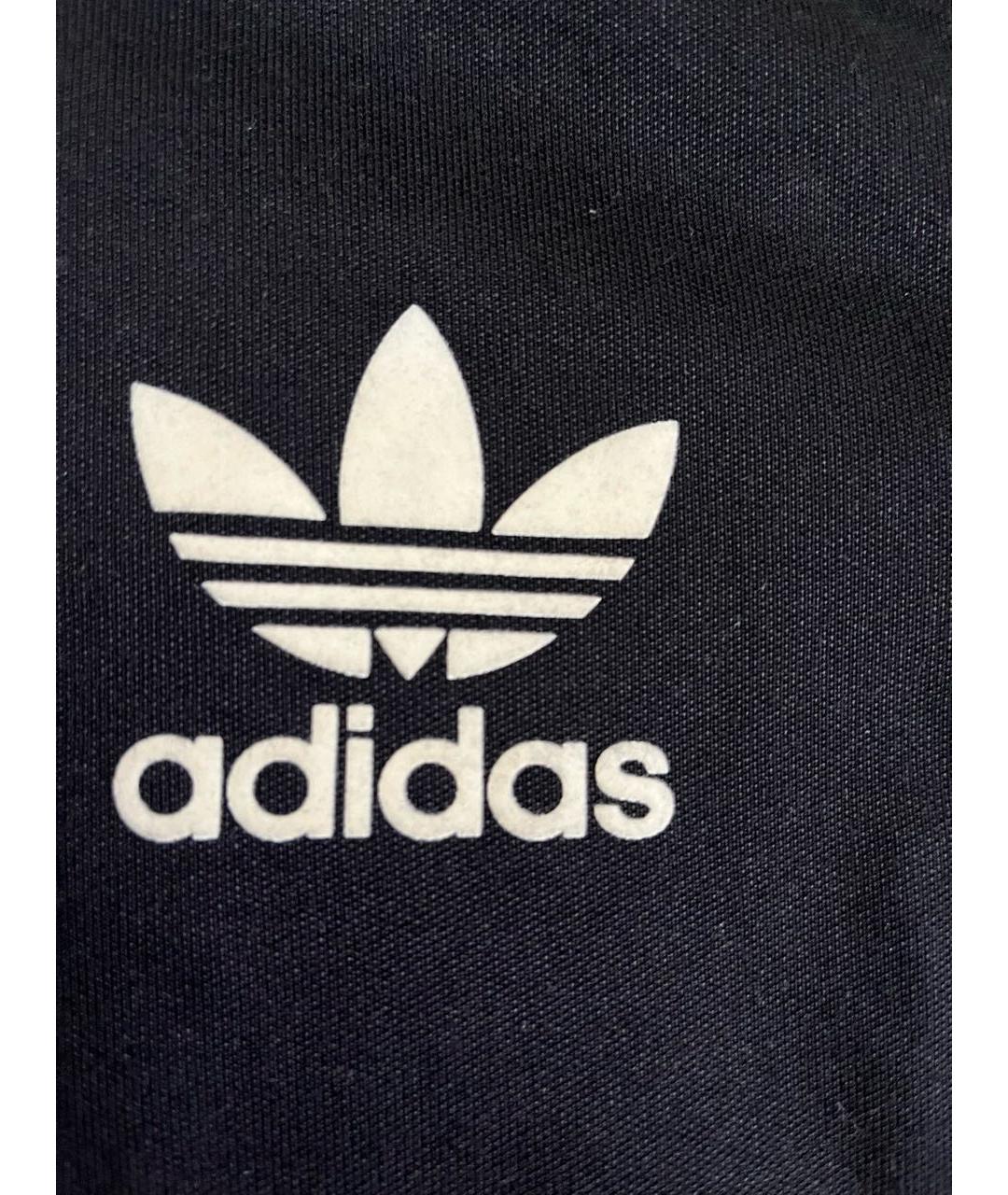 ADIDAS Черная полиэстеровая спортивная куртка, фото 4