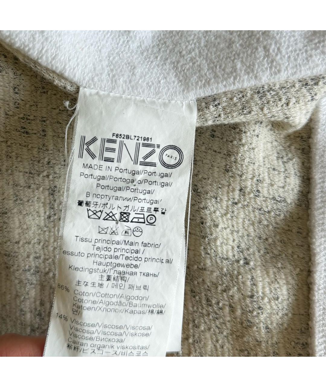 KENZO Хлопковая спортивная куртка, фото 6