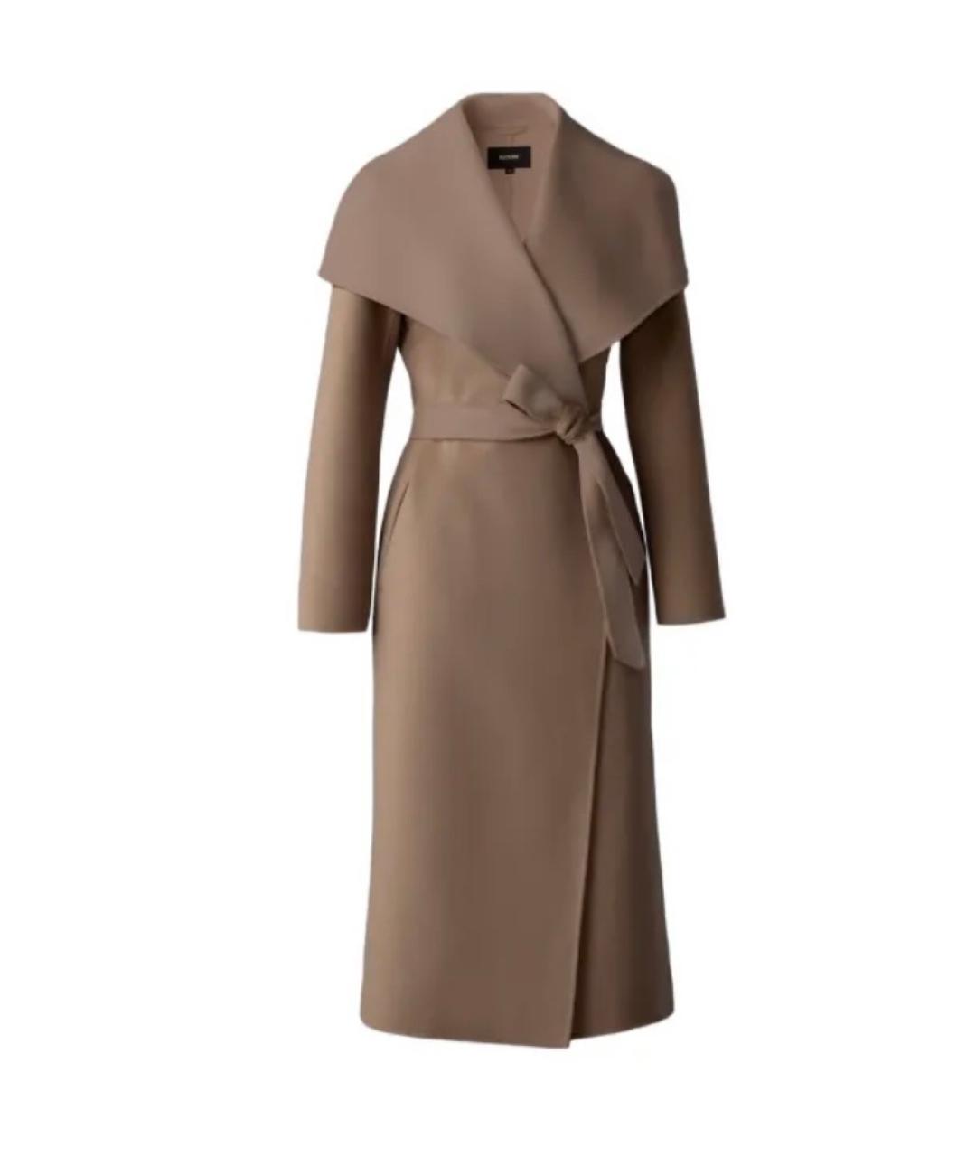 Mackage Бежевое шерстяное пальто, фото 1