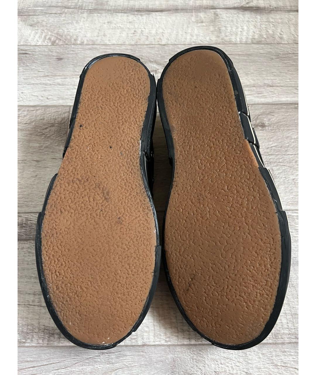 YOHJI YAMAMOTO Черные текстильные низкие кроссовки / кеды, фото 6