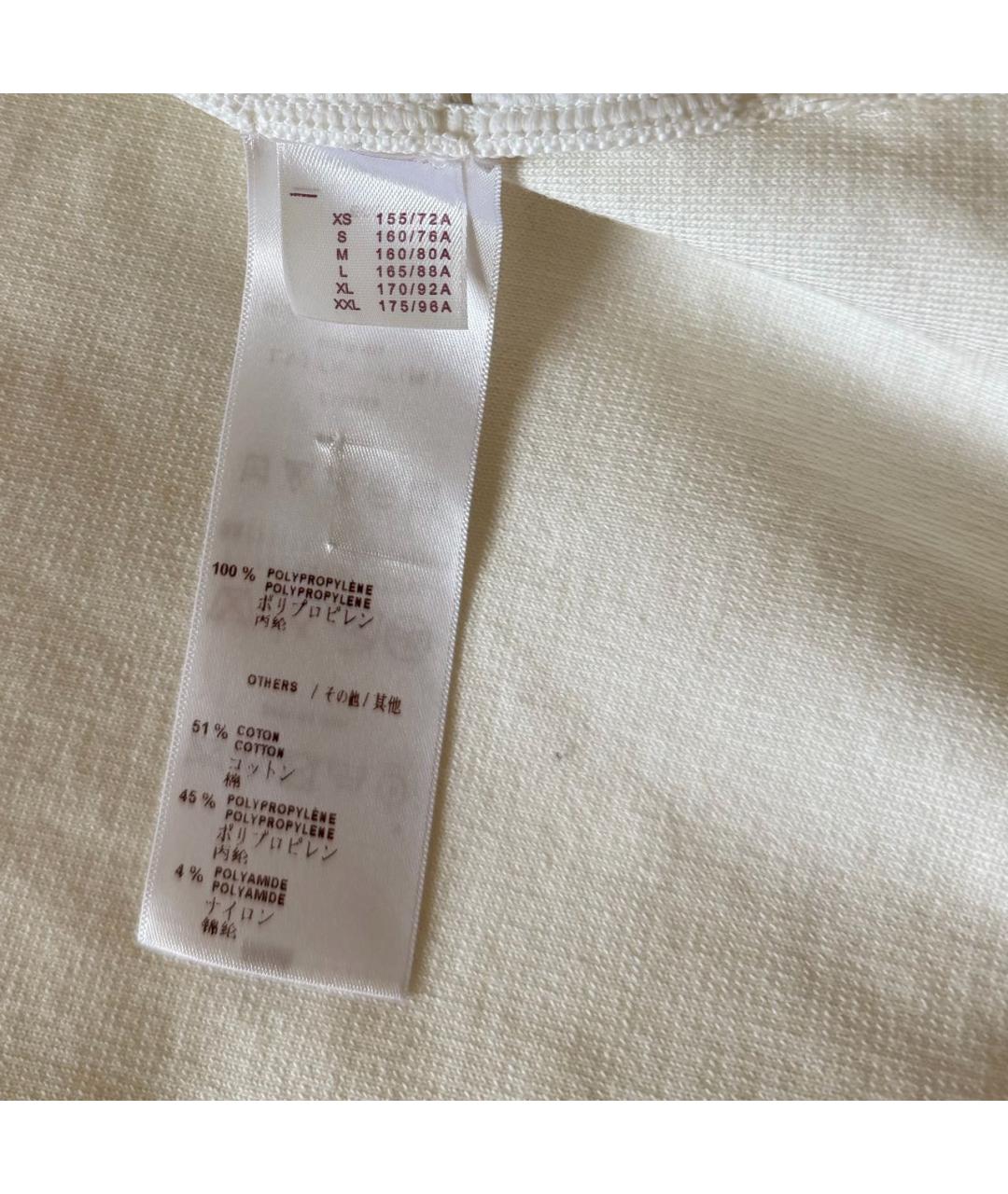 LOUIS VUITTON Белый хлопковый кардиган, фото 7