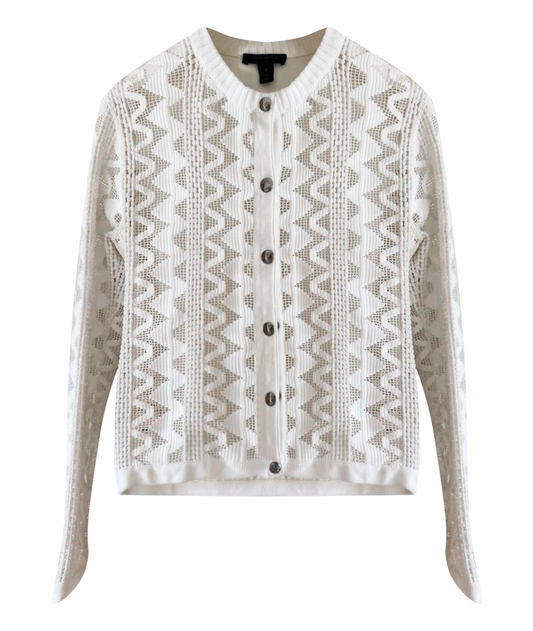 LOUIS VUITTON Белый хлопковый кардиган, фото 1