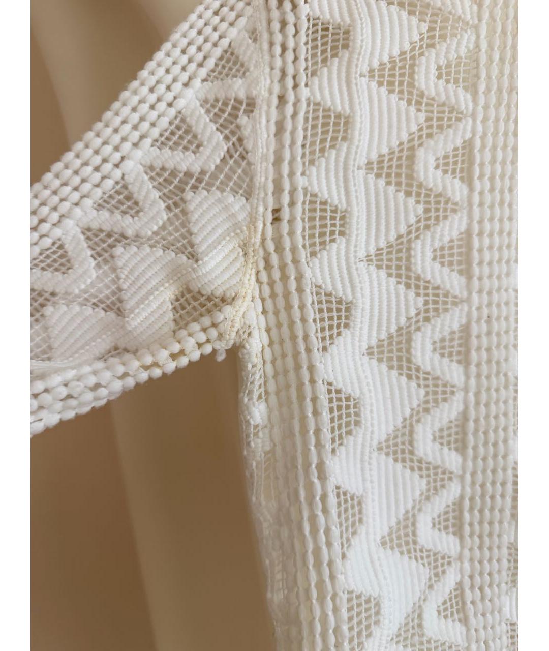 LOUIS VUITTON Белый хлопковый кардиган, фото 5