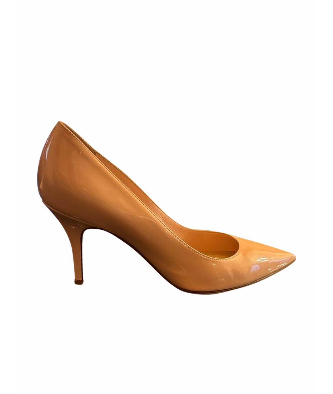 CHRISTIAN DIOR Розовые туфли из лакированной кожи, фото 1