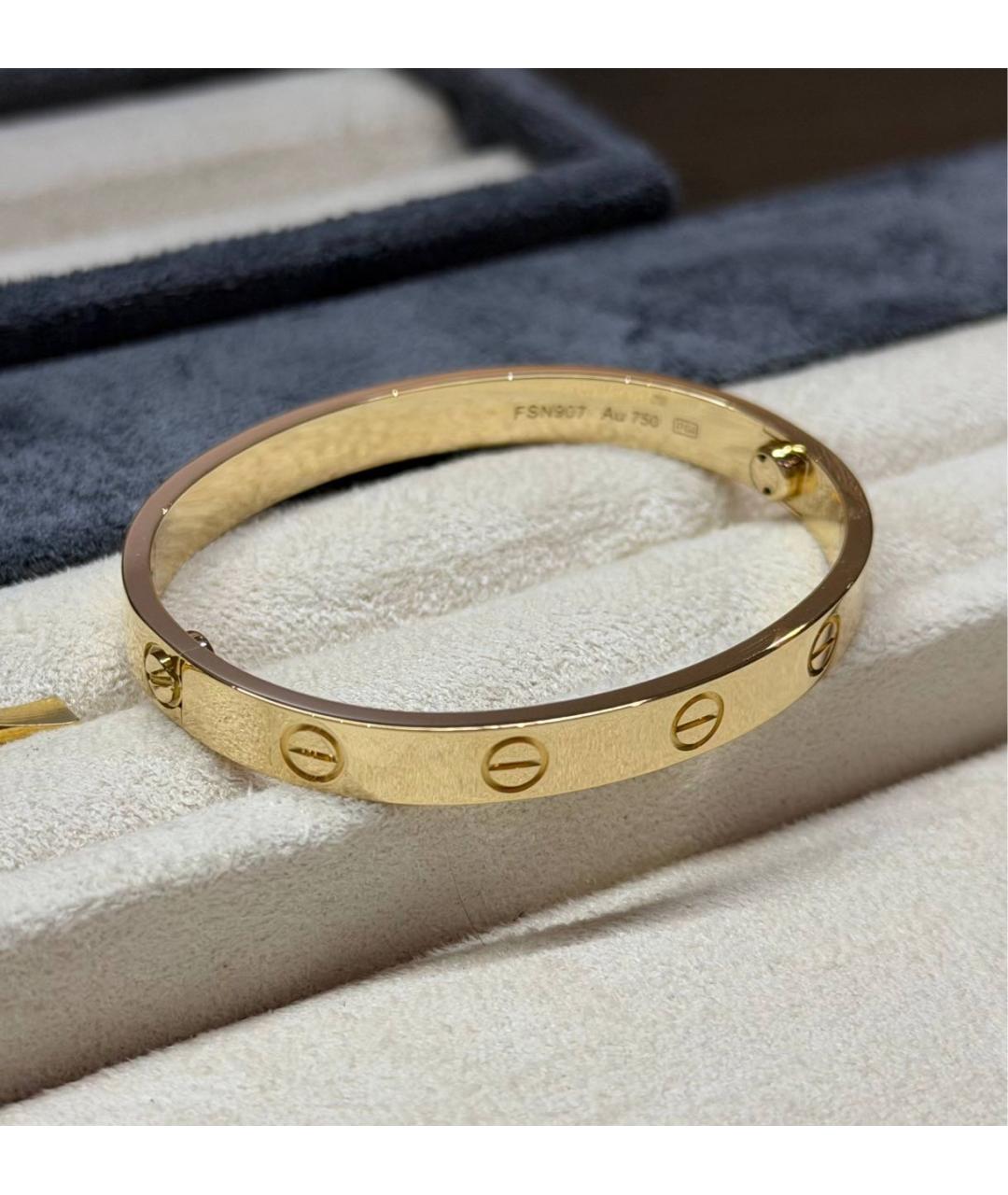 CARTIER Золотой браслет из желтого золота, фото 5