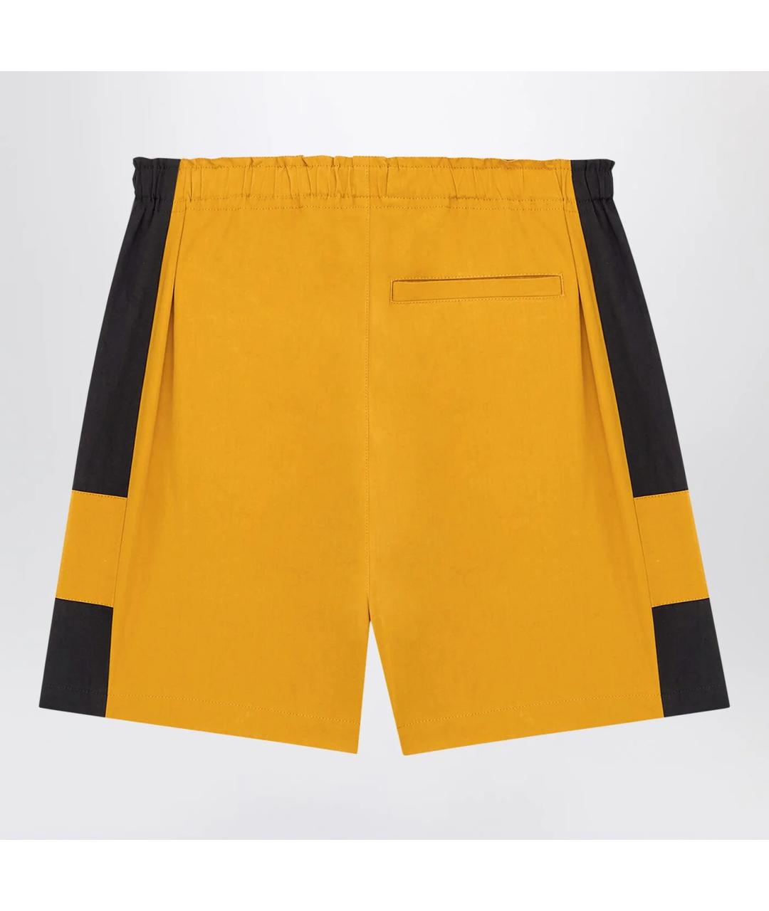 SAINT LAURENT Желтые хлопковые шорты, фото 2