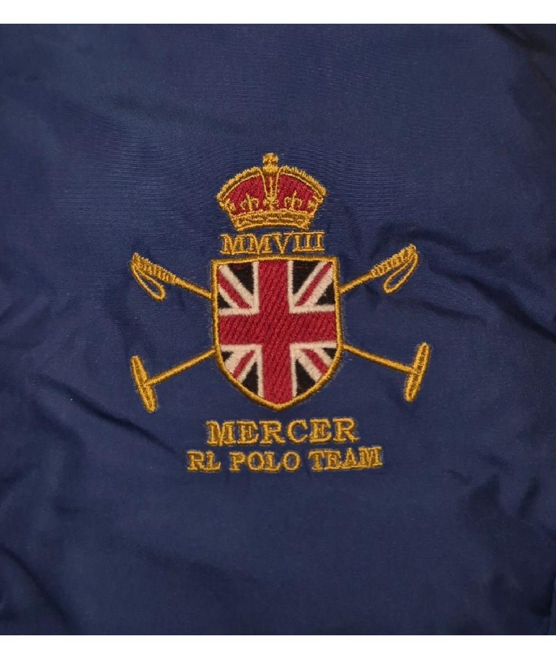 RALPH LAUREN Синий полиэстеровый жилет, фото 4