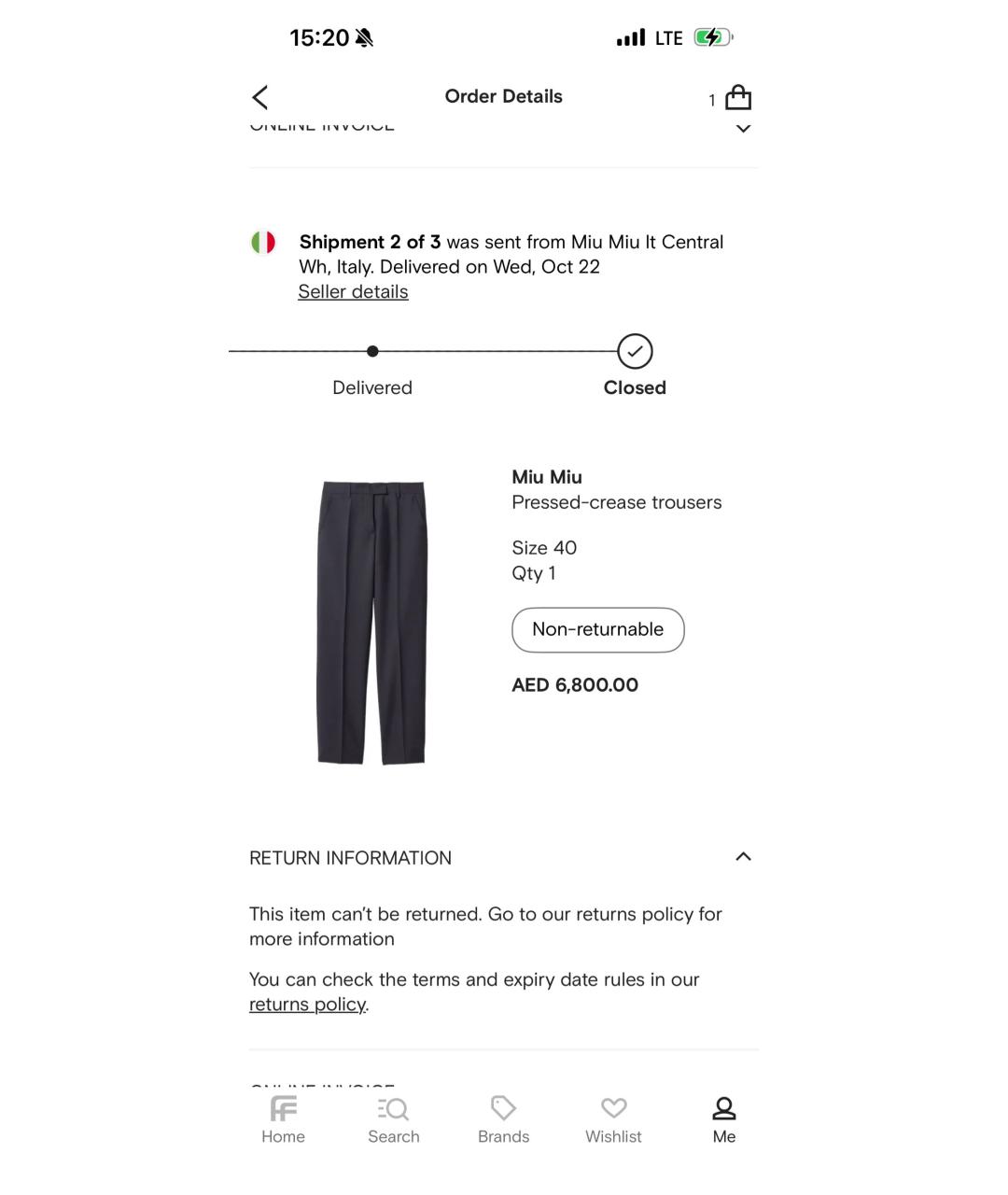 MIU MIU Темно-синие прямые брюки, фото 6