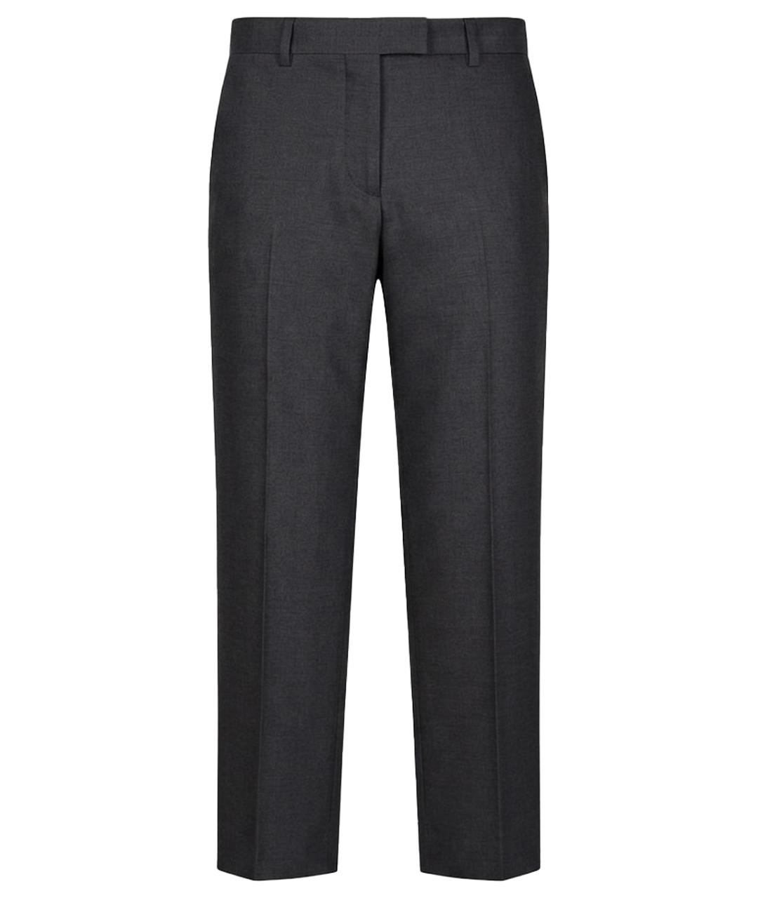 MIU MIU Темно-синие прямые брюки, фото 1