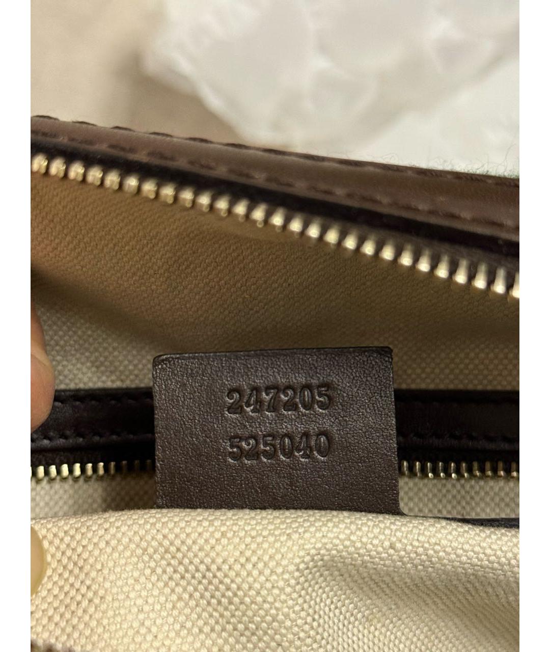 GUCCI Бежевая сумка с короткими ручками, фото 7