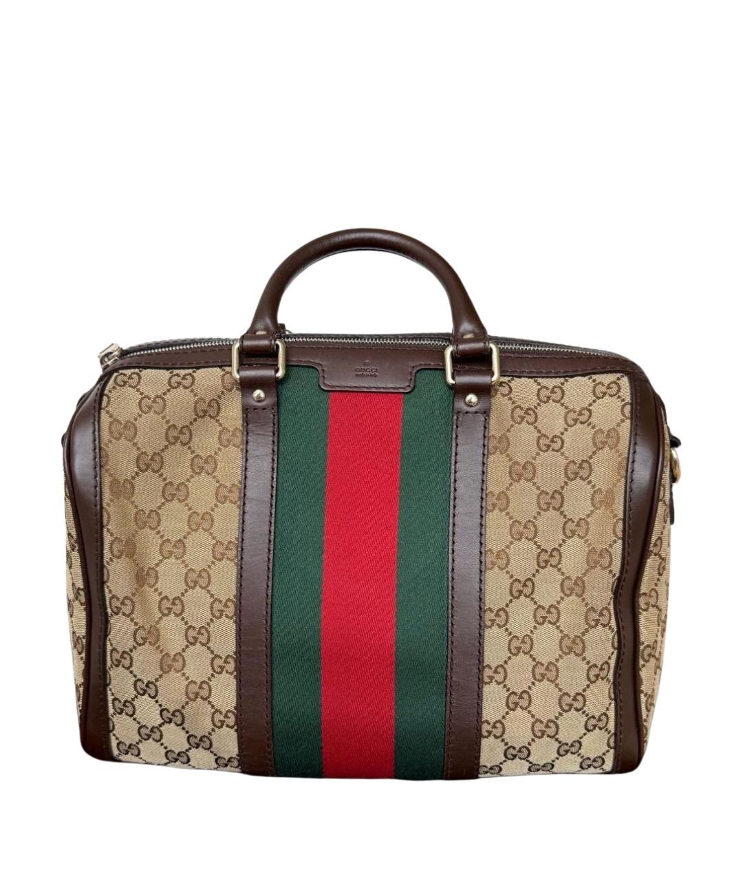 GUCCI Бежевая сумка с короткими ручками, фото 1