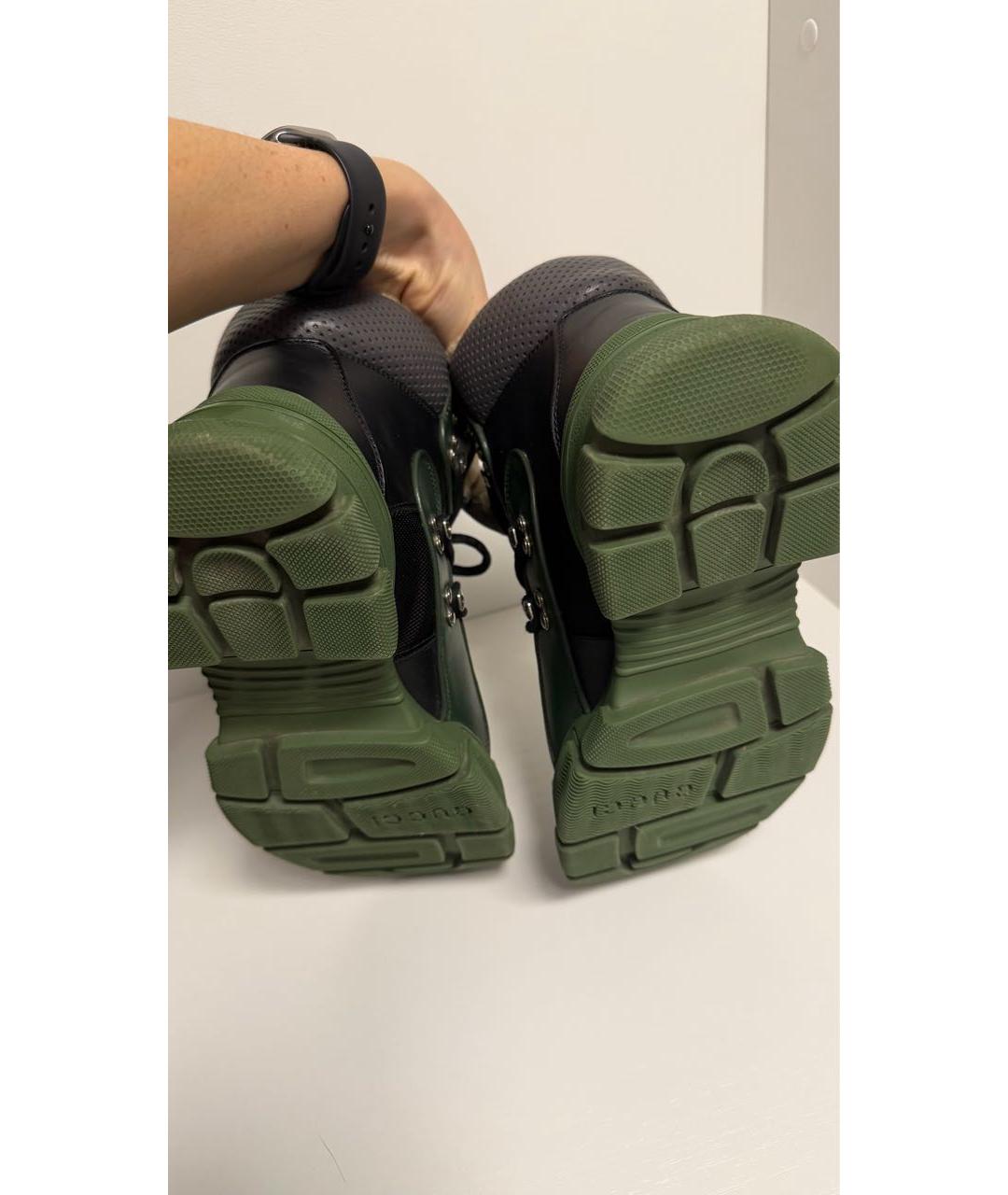 GUCCI Черные ботинки, фото 6