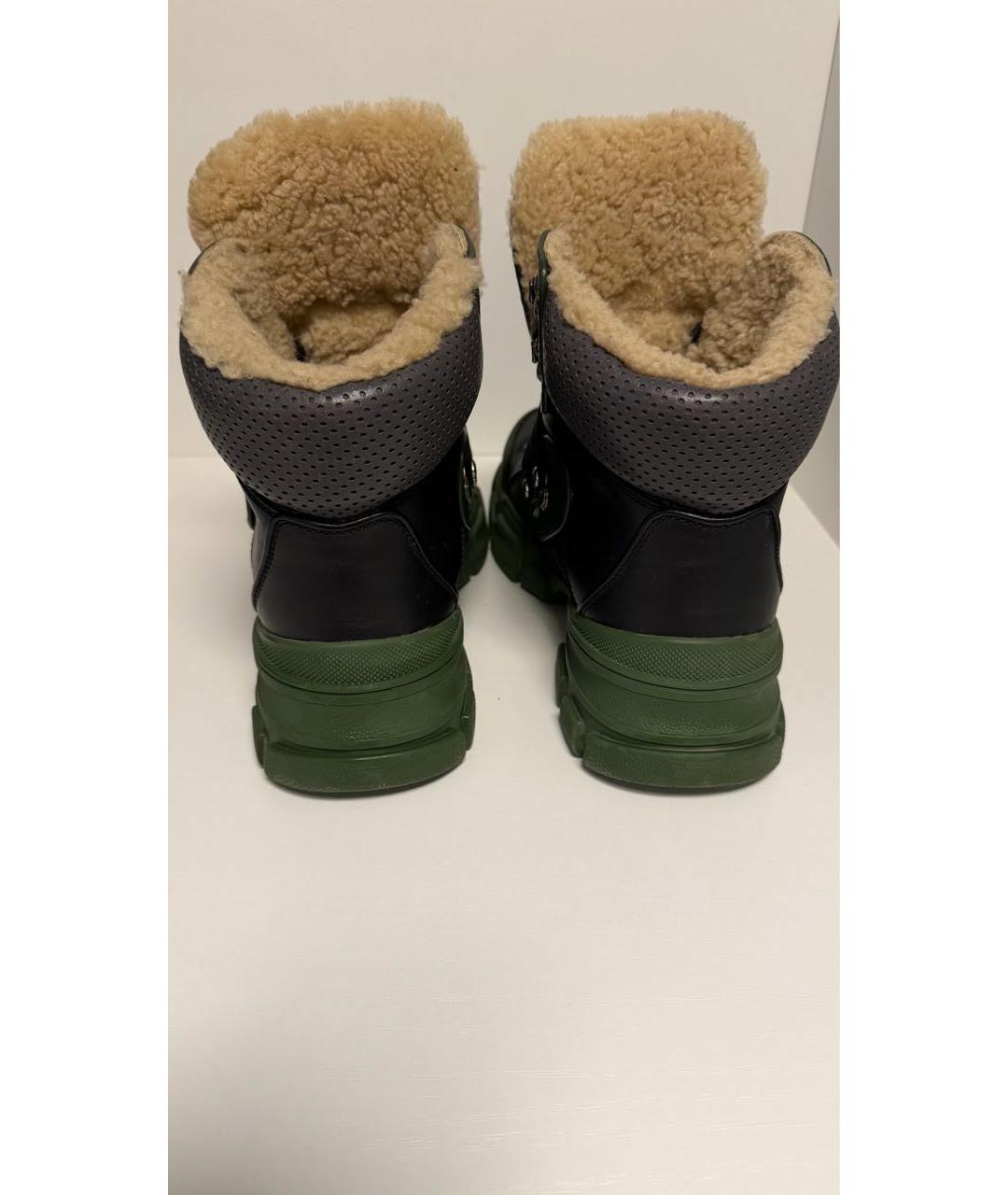 GUCCI Черные ботинки, фото 4