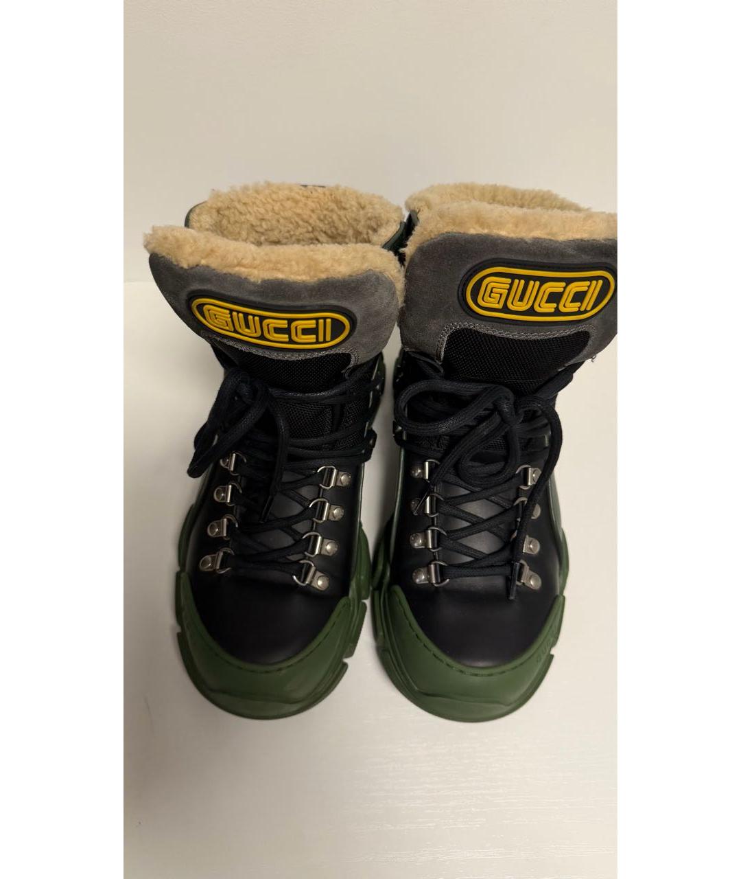 GUCCI Черные ботинки, фото 7