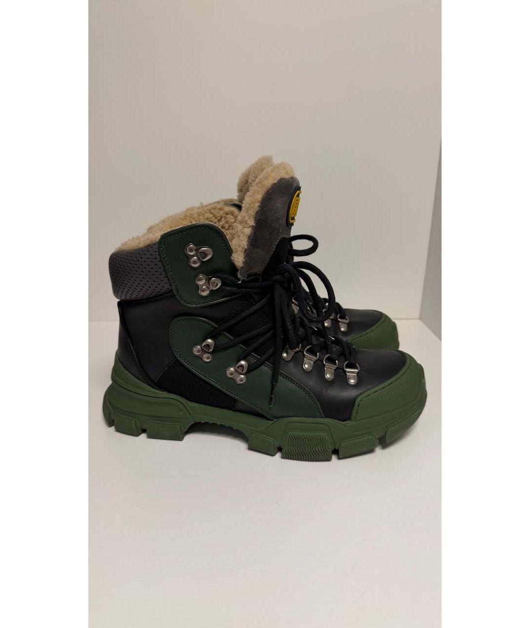 GUCCI Черные ботинки, фото 9