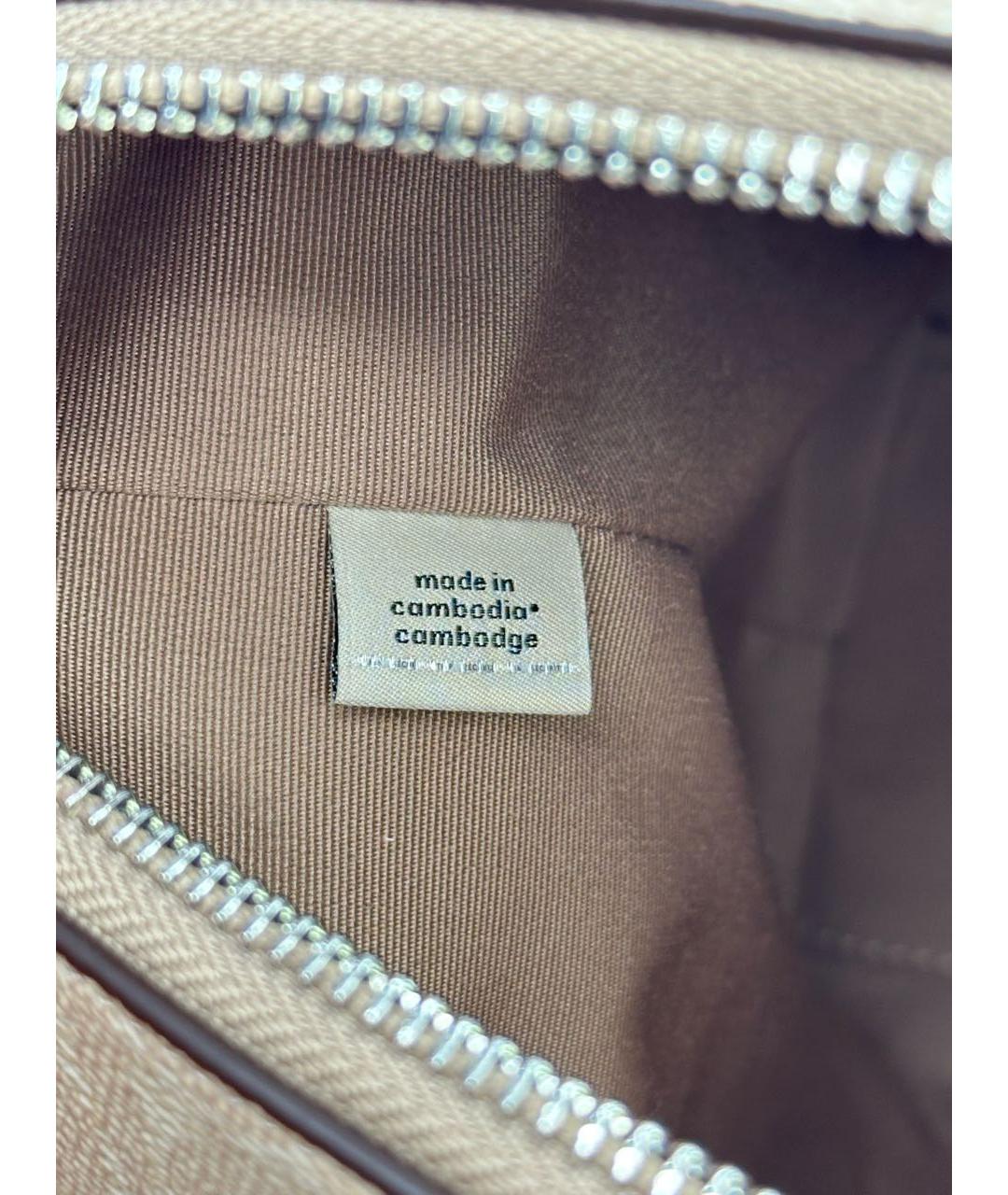 COACH Бежевая сумка тоут, фото 6