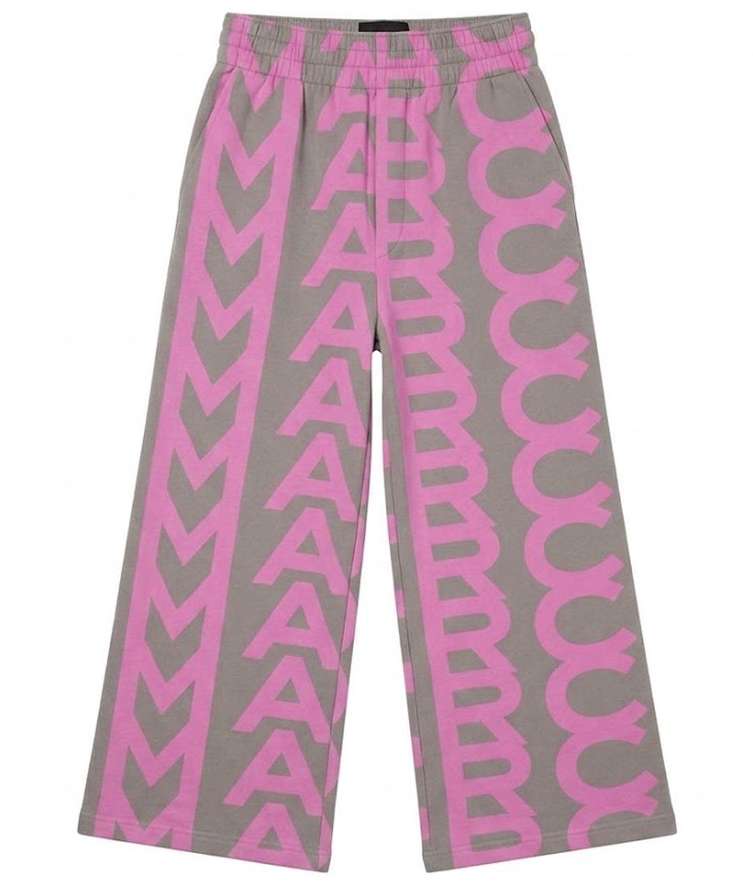 MARC JACOBS Розовые хлопковые брюки широкие, фото 1