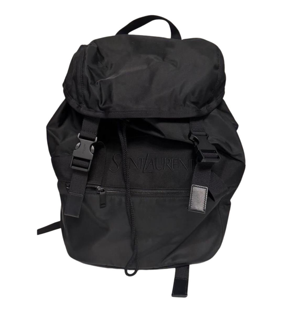 SAINT LAURENT Черный рюкзак, фото 1