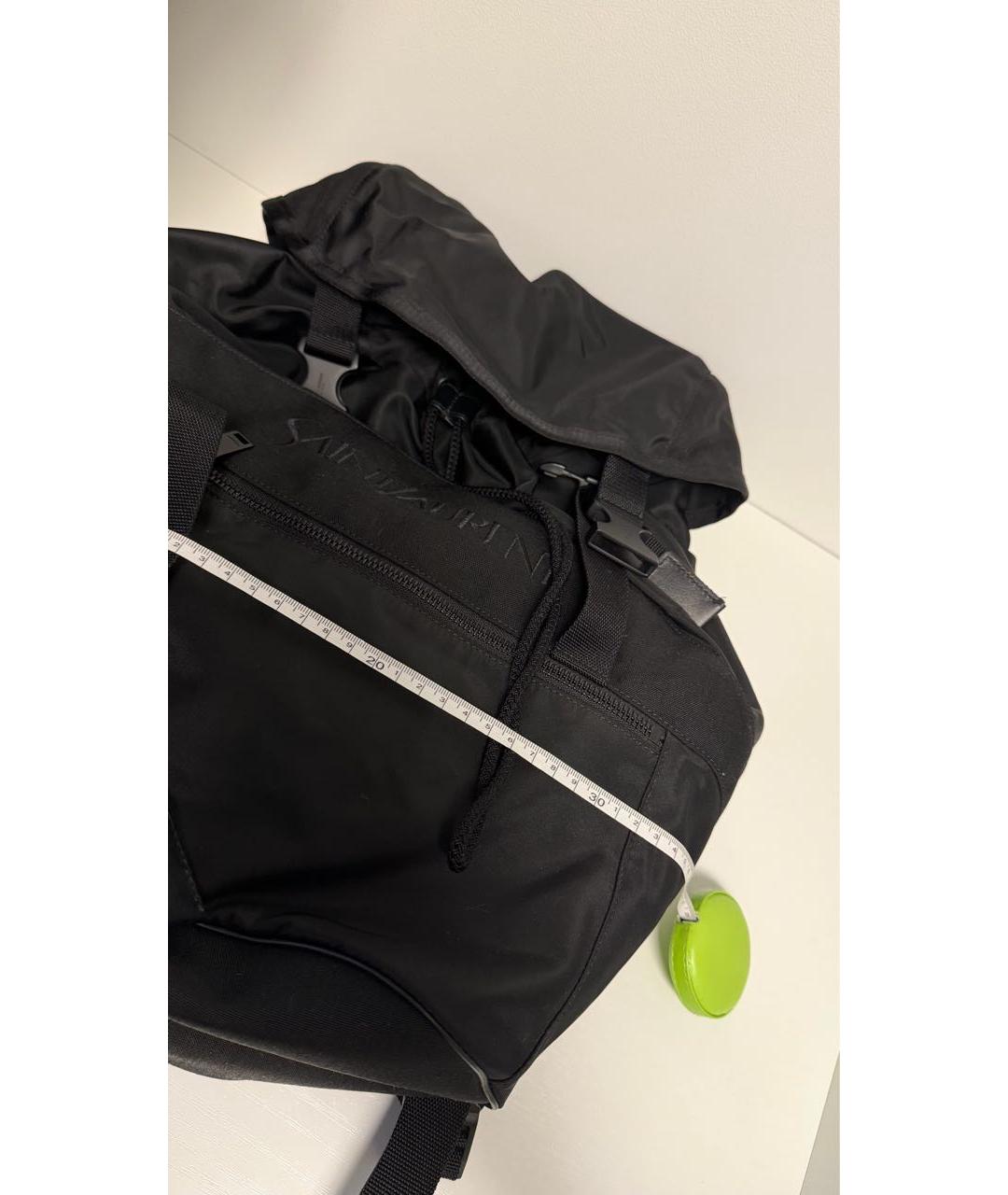 SAINT LAURENT Черный рюкзак, фото 6