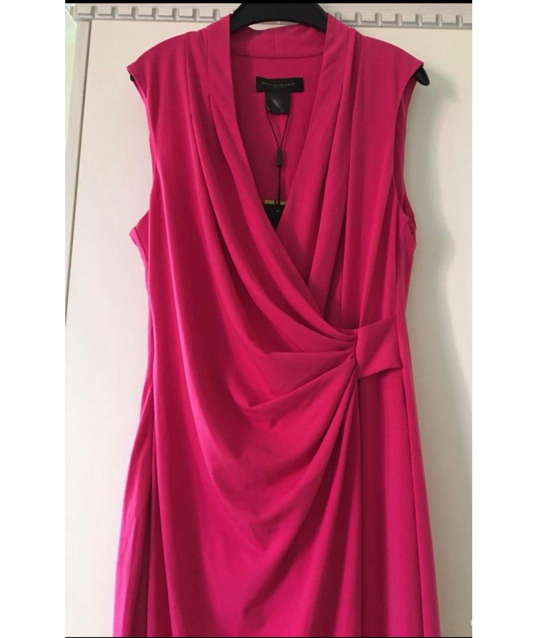 DKNY Фуксия коктейльное платье, фото 3