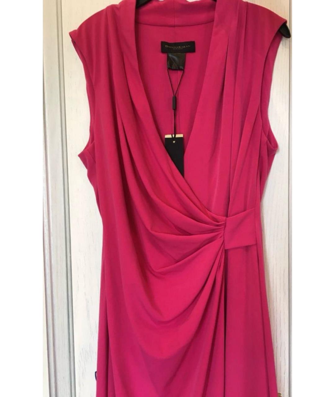 DKNY Фуксия коктейльное платье, фото 2