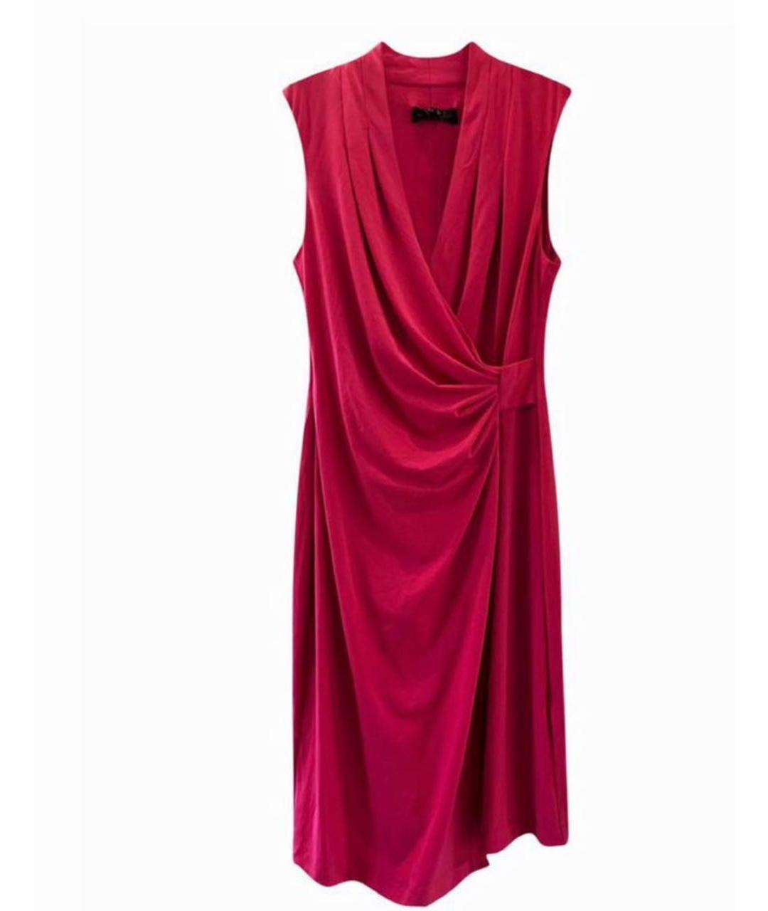 DKNY Фуксия коктейльное платье, фото 1