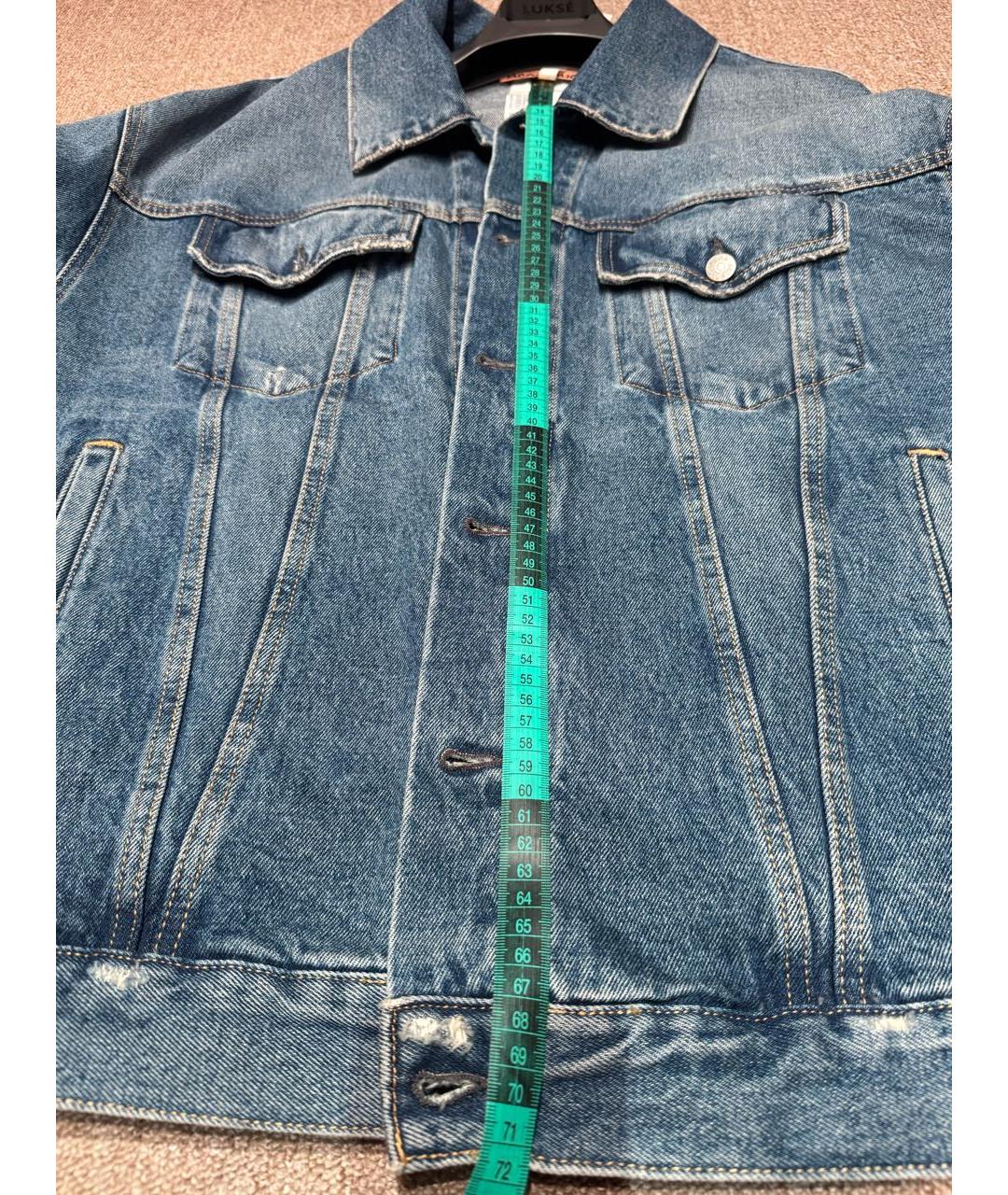 ACNE STUDIOS Синий деним жакет/пиджак, фото 6