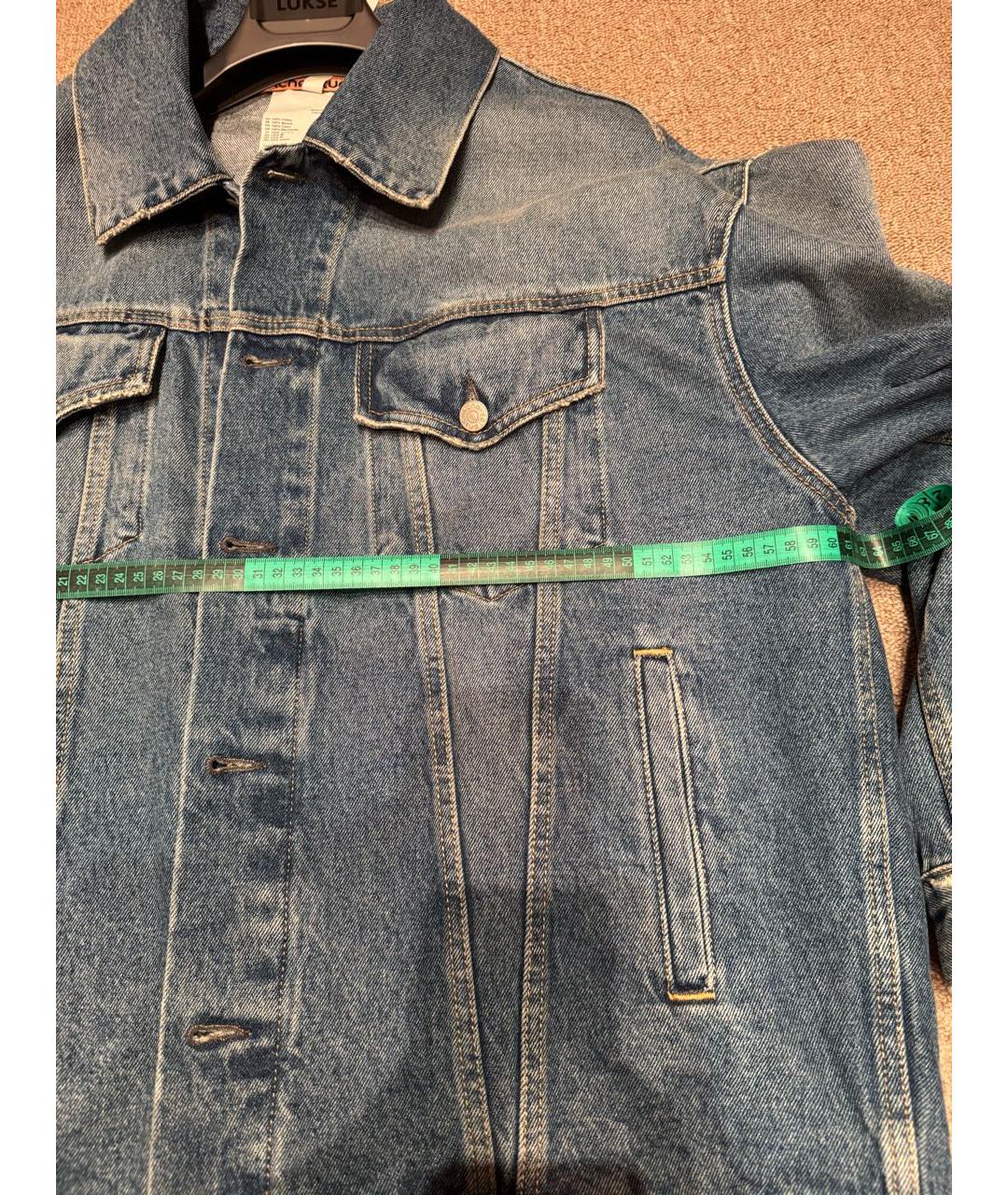 ACNE STUDIOS Синий деним жакет/пиджак, фото 5