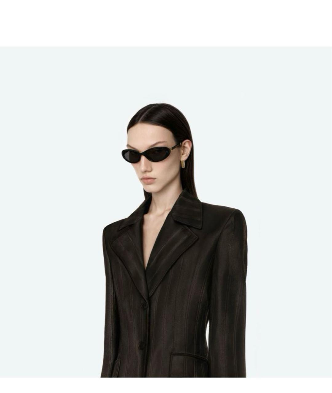 GENTLE MONSTER Черные пластиковые солнцезащитные очки, фото 5