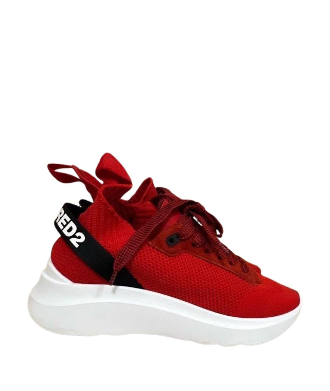 DSQUARED2 Красные кроссовки, фото 1