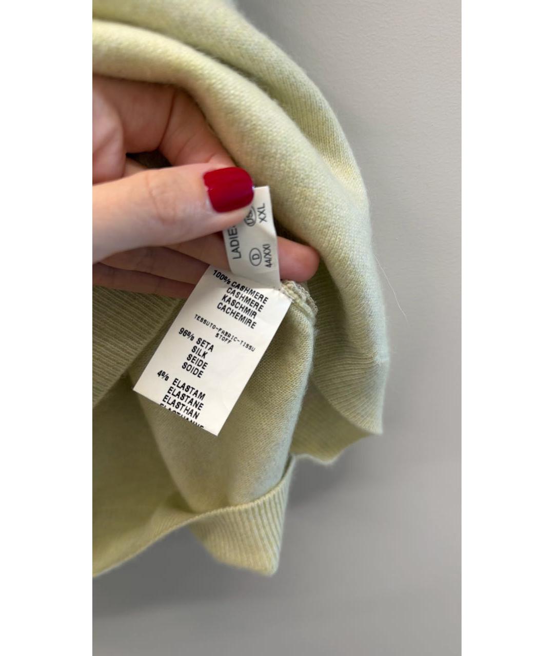 FABIANA FILIPPI Бежевая кашемировая футболка, фото 4