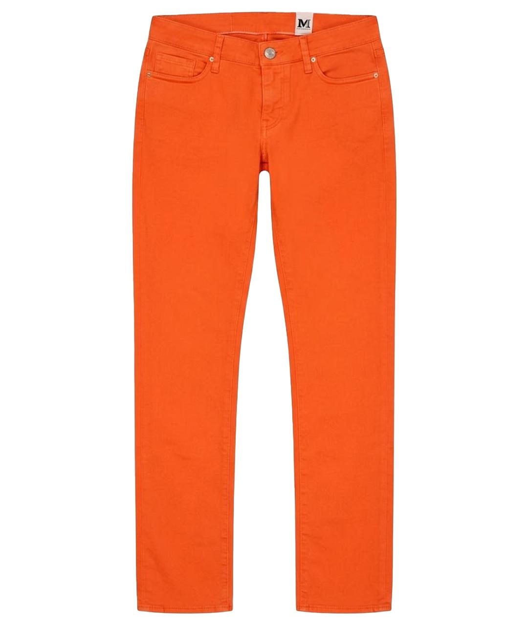 MISSONI Оранжевое хлопко-эластановые джинсы слим, фото 1