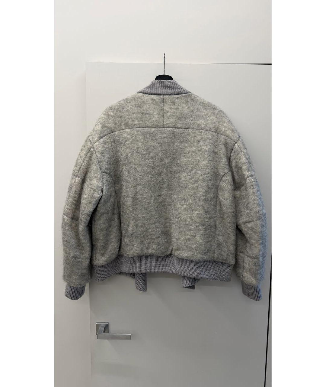 FABIANA FILIPPI Серая шерстяная куртка, фото 2