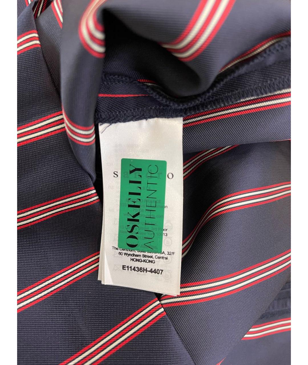 SANDRO Синяя атласная блузы, фото 5