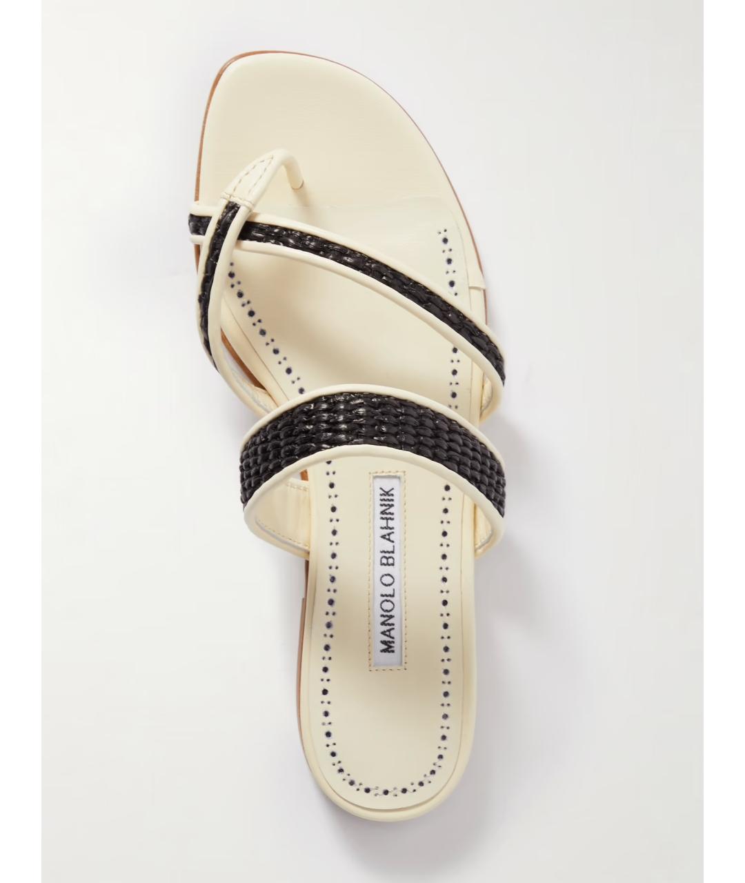 MANOLO BLAHNIK Мульти кожаные сандалии, фото 3