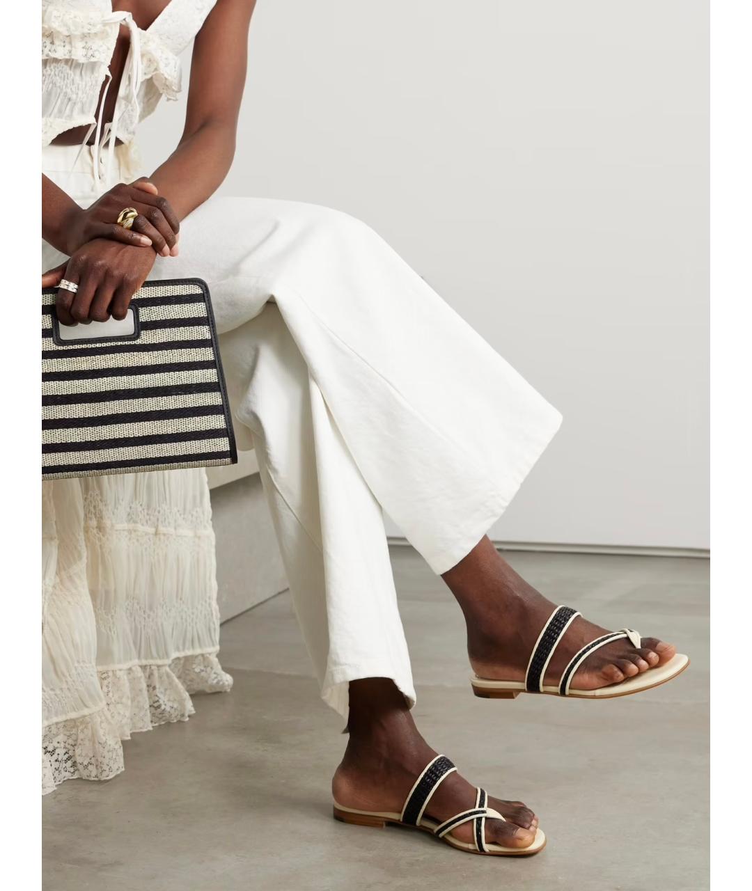 MANOLO BLAHNIK Мульти кожаные сандалии, фото 2