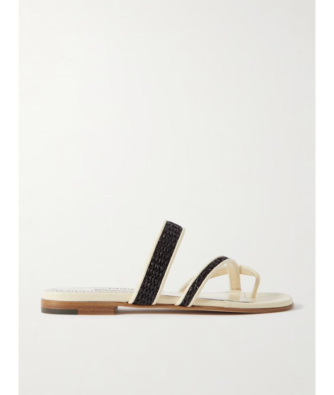 MANOLO BLAHNIK Мульти кожаные сандалии, фото 5